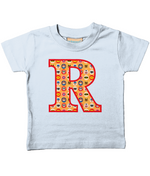 Orange Pet Superheroes T-Shirt Letter R