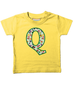 Green Pet Superheroes T-Shirt Letter Q