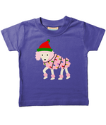 Christmas Poodle t Shirt