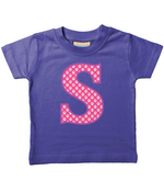 Pink Paws T-Shirt Letter S