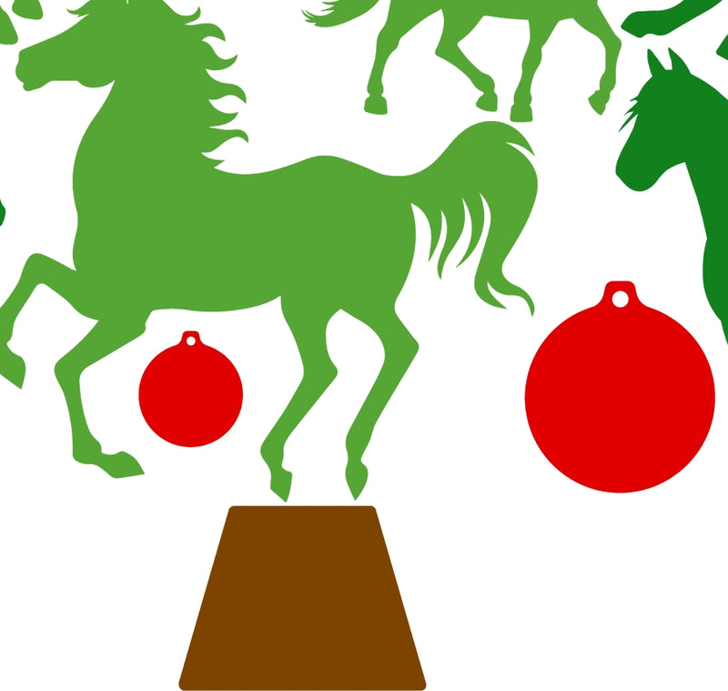 Christmas Tree Horse T Shirt