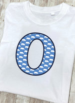 Blue Rhino Letter O T Shirt