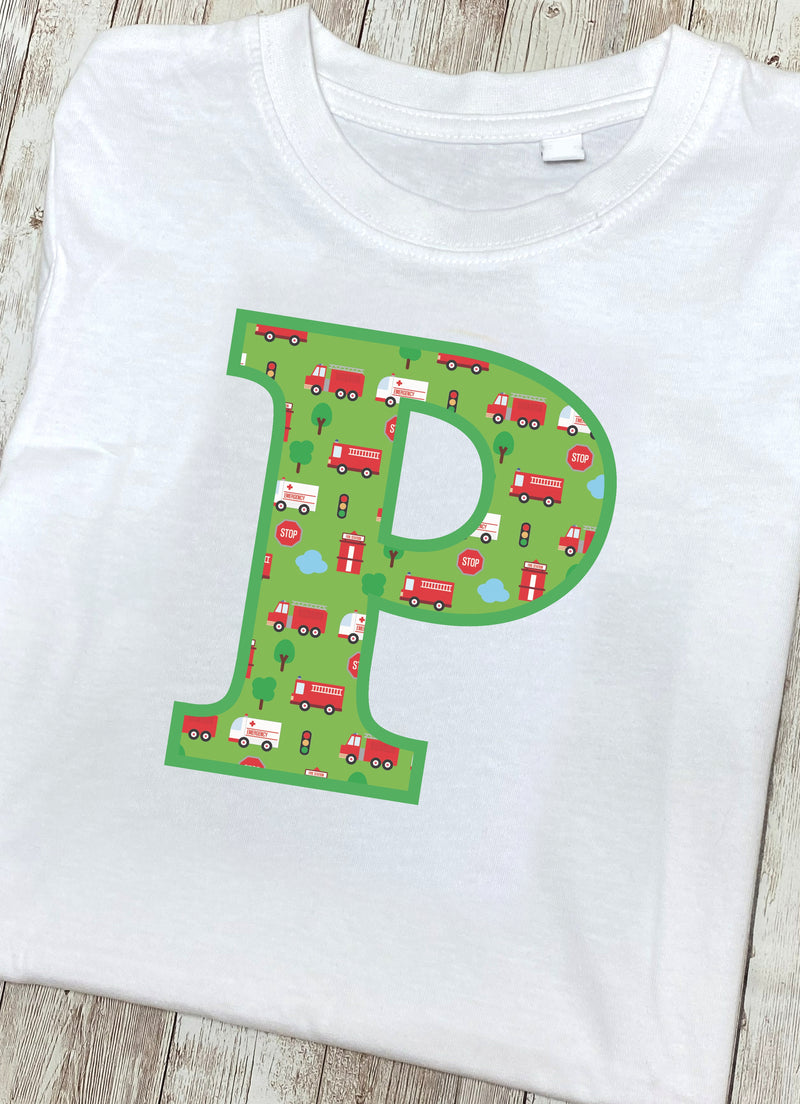 Traffic T-Shirt Letter P