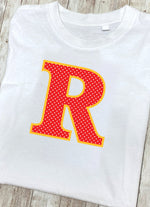 Red Polka Dot T-Shirt Letter R