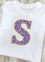 Purple Cats T-Shirt Letter S