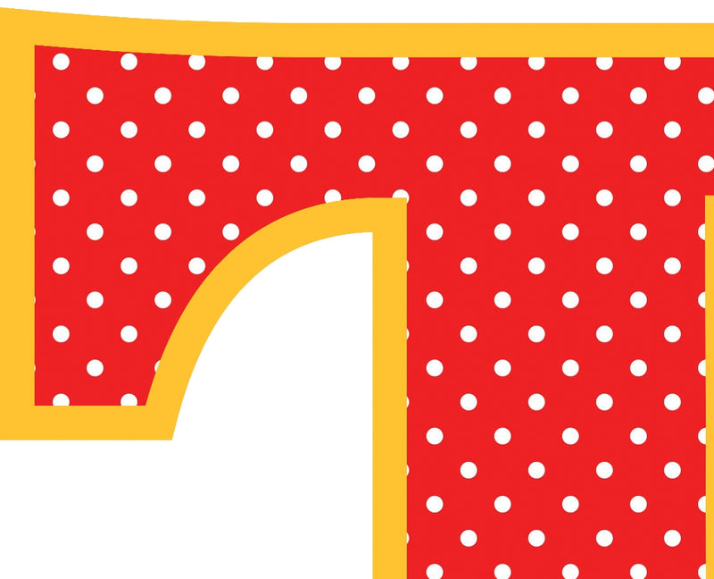 Red Polka Dot T-Shirt Letter T