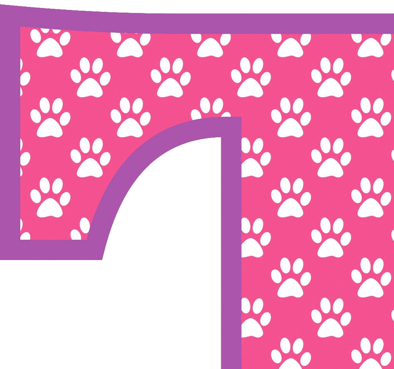 Pink Paws T-Shirt Letter T