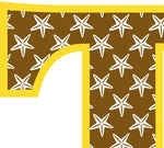 Brown Starfish Letter T T Shirt