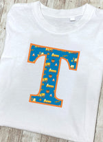 Blue Digger Letter T T Shirt