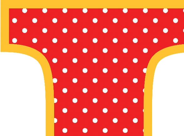 Red Polka Dot T-Shirt Letter U