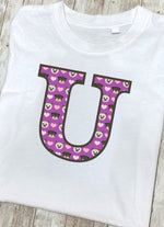 Doodle Dogs T-Shirt Letter U