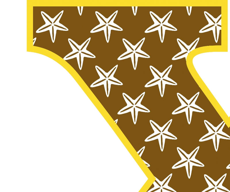 Brown Starfish Letter X T Shirt