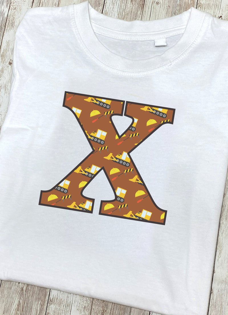 Brown Digger Letter X T Shirt