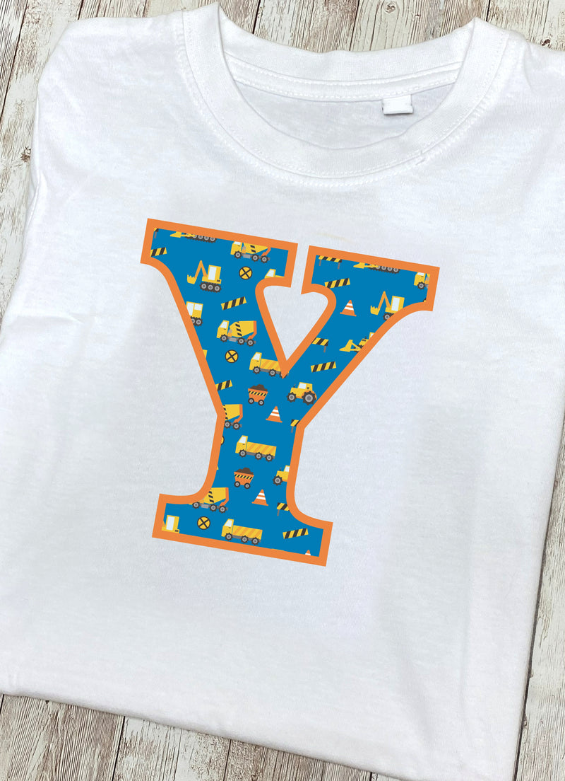 Blue Digger Letter Y T Shirt