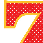 Red Polka Dot T-Shirt Letter Z