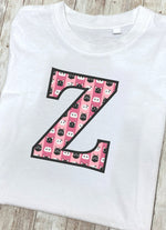 Pink Cats T-Shirt Letter Z