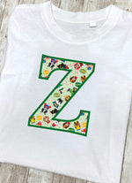 Green Pet Superheroes T-Shirt Letter Z