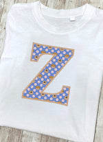 Purple Dogs And Cats T-Shirt Letter Z