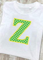 Green Crabs T-Shirt Letter Z