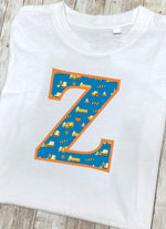 Blue Digger Letter Z T Shirt