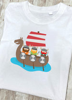 Vikings Boat T Shirt