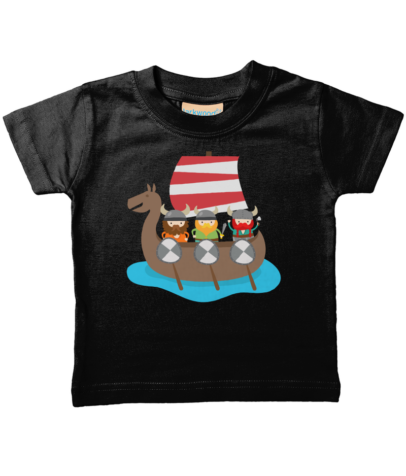 Vikings Boat T Shirt