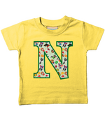 Green Pet Superheroes T-Shirt Letter N