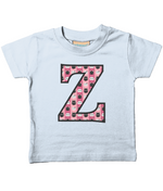 Pink Cats T-Shirt Letter Z