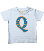 Blue Digger Letter Q T Shirt