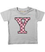 Pink Cats T-Shirt Letter Y