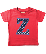 Blue Horse T-Shirt Letter Z