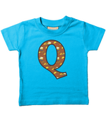 Brown Digger Letter Q T Shirt