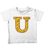 Yellow Dinosaur T-Shirt Letter U