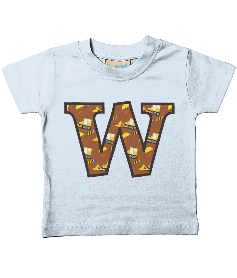 Brown Digger Letter W T Shirt