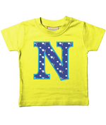 Blue Helicopter Letter N T Shirt