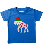 Christmas Poodle t Shirt