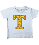 Yellow Dinosaur T-Shirt Letter T