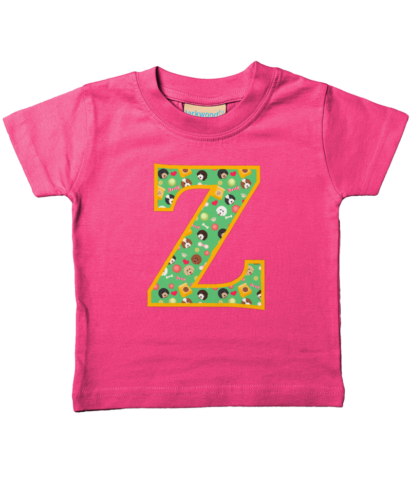 Doodle Dogs T-Shirt Letter Z