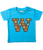 Brown Digger Letter W T Shirt