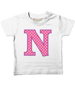 Pink Paws T-Shirt Letter N