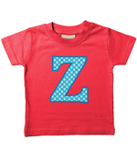 Blue Paws T-Shirt Letter Z