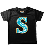 Blue Dinosaur T-Shirt Letter S