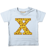 Yellow Dinosaur T-Shirt Letter X