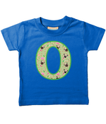 Green Pug T-Shirt Letter O