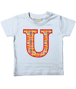 Orange Pet Superheroes T-Shirt Letter U