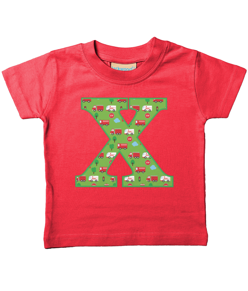 Traffic T-Shirt Letter X