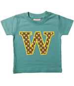 Brown Starfish Letter W T Shirt