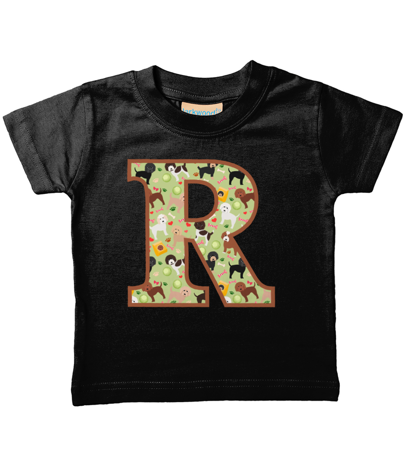 Doggy Playtime T-Shirt Letter R