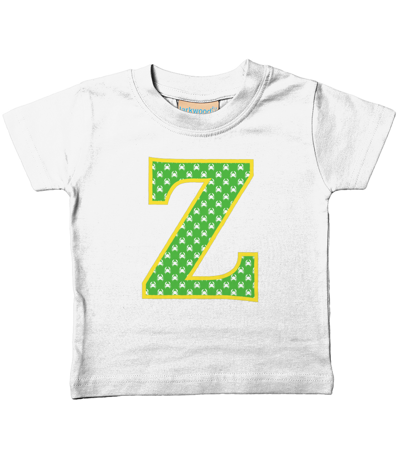 Green Crabs T-Shirt Letter Z