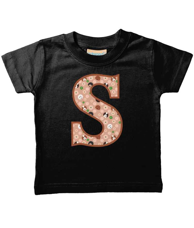 Doodle Dogs Letter S T Shirt